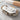 Elegant White and Khaki Sintered Stone Coffee Table with Pine Wood Base and Stainless Steel Accents hjl - 1175MUTUKISPACE