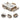 Elegant White & Beige Sintered Stone TV Cabinet - Stylish Living Room Storage hjl - 1182MUTUKISPACE