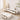 Elegant White and Beige Sintered Stone Coffee Table for Modern Living Spaces hjl - 1195MUTUKISPACE