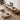 Elegant Beige Brown Solid Wood Coffee Table for Cozy Living Spaces hjl - 1230MUTUKISPACE