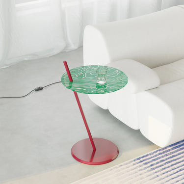 Stainless Steel & Glass Coffee Table – Unique Green Modern Design hjzjl - 5198MUTUKISPACE
