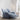 Elegant Blue and Beige Recliner with Dark Pine Wood Finish - Modern Gray and Green Accents hksc - 981MUTUKISPACE
