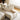 Elegant Beige Faux Leather Sofabed with Premium Pine Wood Frame hksc - 993MUTUKISPACE