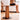 Rustic Natural Cherry Wood Table with Sturdy Iron Frame hldmz - 705MUTUKISPACE