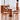 Rustic Natural Cherry Wood Table with Sturdy Iron Frame hldmz - 705MUTUKISPACE
