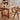 Elegant Natural Cherry Wood Table - Perfect for Modern Interiors hldmz - 708MUTUKISPACE