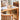Vintage Cherry Wood Table with Sleek Steel Frame - Natural Finish hldmz - 709MUTUKISPACE
