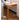 Vintage Cherry Wood Table with Sleek Steel Frame - Natural Finish hldmz - 709MUTUKISPACE