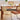 Vintage Cherry Wood Table with Sleek Steel Frame - Natural Finish hldmz - 709MUTUKISPACE