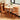 Stunning Cherry Wood Table with Copper Accents – Natural Wood Finish hldmz - 710MUTUKISPACE