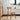 Sleek Modern Chair in Natural Cherry Wood with Durable Iron Frame hldmz - 717MUTUKISPACE