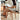Sleek Modern Chair in Natural Cherry Wood with Durable Iron Frame hldmz - 717MUTUKISPACE