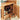 Stylish TV Cabinet - Natural Cherry Wood, Beech, Metal, and Glass Finish hldmz - 727MUTUKISPACE