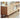 Stylish TV Cabinet - Natural Cherry Wood, Beech, Metal, and Glass Finish hldmz - 727MUTUKISPACE