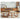Stylish TV Cabinet - Natural Cherry Wood, Beech, Metal, and Glass Finish hldmz - 727MUTUKISPACE