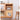 Elegant Cherry Wood Glass Cabinet - Natural Wood Finish hldmz - 731MUTUKISPACE