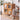 Elegant Cherry Wood Glass Cabinet - Natural Wood Finish hldmz - 731MUTUKISPACE