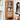 Elegant Cherry Wood Cabinet with Rattan Accents and Glass Doors hldmz - 732MUTUKISPACE