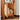 Elegant Cherry Wood Cabinet with Rattan Accents and Glass Doors hldmz - 732MUTUKISPACE