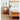 Elegant Bedside Cupboard in Cherry Wood Finish with Glass and Copper Accents hldmz - 736MUTUKISPACE