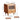 Elegant Bedside Cupboard in Cherry Wood Finish with Glass and Copper Accents hldmz - 736MUTUKISPACE
