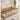 Natural Wooden Bed Frame - Rubber Wood & Pine Finish for a Timeless Look hmak - 244MUTUKISPACE