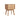 Elegant Oak Bedside Cupboard with Copper Accents in Natural Wood Finish hmzj - 800MUTUKISPACE