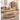 Elegant Oak Wood Coffee Table - Natural Finish for Modern Living Rooms hmzj - 801MUTUKISPACE