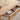 Elegant Oak Wood Coffee Table with Copper Accents - Natural Wood Finish hmzj - 802MUTUKISPACE