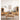 Elegant Oak Wood Coffee Table with Copper Accents - Natural Wood Finish hmzj - 802MUTUKISPACE