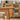 Stunning Red Oak Table in Natural Wood Finish – Perfect for Modern Homes hmzj - 804MUTUKISPACE