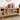 Stylish Oak Wood TV Cabinet with Glass Doors - Natural Finish hmzj - 808MUTUKISPACE