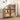 Stylish Oak Wood TV Cabinet with Glass Doors - Natural Finish hmzj - 808MUTUKISPACE
