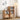 Elegant Oak Wood Glass Cabinet - Natural Finish for Timeless Style hmzj - 811MUTUKISPACE