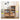 Elegant Oak Wood Glass Cabinet - Natural Finish for Timeless Style hmzj - 811MUTUKISPACE