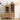 Elegant Oak Wood Cabinet with Glass Doors and Copper Metal Accents – Stylish Home Storage Solution hmzj - 813MUTUKISPACE