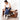 Elegant Brown Bamboo Stool - Chic & Durable Seating Solution hsl - 100MUTUKISPACE