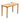 Stunning Natural Wood Color Bamboo Table - Perfect for Modern Interiors hsl - 129MUTUKISPACE