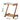 Elegant Dark Brown Bamboo Coffee Table - Natural Wood Finish for Stylish Living Rooms hsl - 133MUTUKISPACE