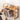 Stylish Natural Wood Color Bamboo Storage Rack for Modern Homes hsl - 395MUTUKISPACE
