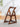 Elegant Dark Brown Bamboo Chair with Natural Wood Canvas - Stylish & Durable Seating hsl - 67MUTUKISPACE