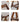 Elegant Dark Brown Bamboo Chair with Natural Wood Canvas - Stylish & Durable Seating hsl - 67MUTUKISPACE
