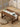 Stylish Dark Brown Bamboo Table – Perfect for Any Living Space hsl - 68MUTUKISPACE