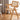 Sleek Dark Brown Bamboo & Natural Wood Chair with Durable ABS Resin Finish hsl - 69MUTUKISPACE