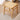 Bamboo Wood and Glass Stool - Natural Wood Finish hsl - 74MUTUKISPACE