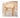 Bamboo Wood and Glass Stool - Natural Wood Finish hsl - 74MUTUKISPACE