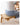 Bamboo Wood and Glass Stool - Natural Wood Finish hsl - 74MUTUKISPACE