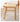 Bamboo Wood and Glass Stool - Natural Wood Finish hsl - 74MUTUKISPACE