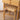 Bamboo Wood and Glass Stool - Natural Wood Finish hsl - 74MUTUKISPACE