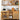 Elegant Natural Wood Cabinet with Dark Brown Bamboo Glass and Sleek ABS Resin Finish hsl - 77MUTUKISPACE